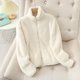 thumbnail image 4 of Neewe Long Sleeve Shirts for Women's Lace Tops Mesh Sheer Crew Neck Shirts Breathable Spring Fall Going Out Blouse, 4 of 5