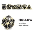 thumbnail image 4 of MACTANO Metal DND Dice Set Dungeons and Dragons Dice Set MTG RPG Board Game Toy-3D-Bronze, 4 of 9