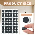 thumbnail image 2 of Uxcell 270 Pieces Screw Hole Stickers, 5 Sheet Self-Adhesive Waterproof Wood Grain Sticker for Screw Holes Wall Cabinets Desk Repairing, Black, 21mm/0.83 Inch, 2 of 6