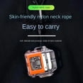 thumbnail image 2 of Electronic Rechargeable Lighter Outdoor Windproof Lighter Transparent Waterproof Double Arc Lighter LED Power Display Type-C for Boyfriends and Friends (Orange), 2 of 6