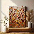 thumbnail image 6 of Textured Floral Canvas Print, Suitable for Living Room, Office, Hotel, Hallway Decor, 6 of 8