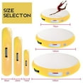 thumbnail image 6 of Air Track Mat Tumble 4" Thick Inflatable Gymnastics Air Spot Yellow Tumbling Track with Electric Pump for Great Birthday Gift,27.56"x3.94", 6 of 6
