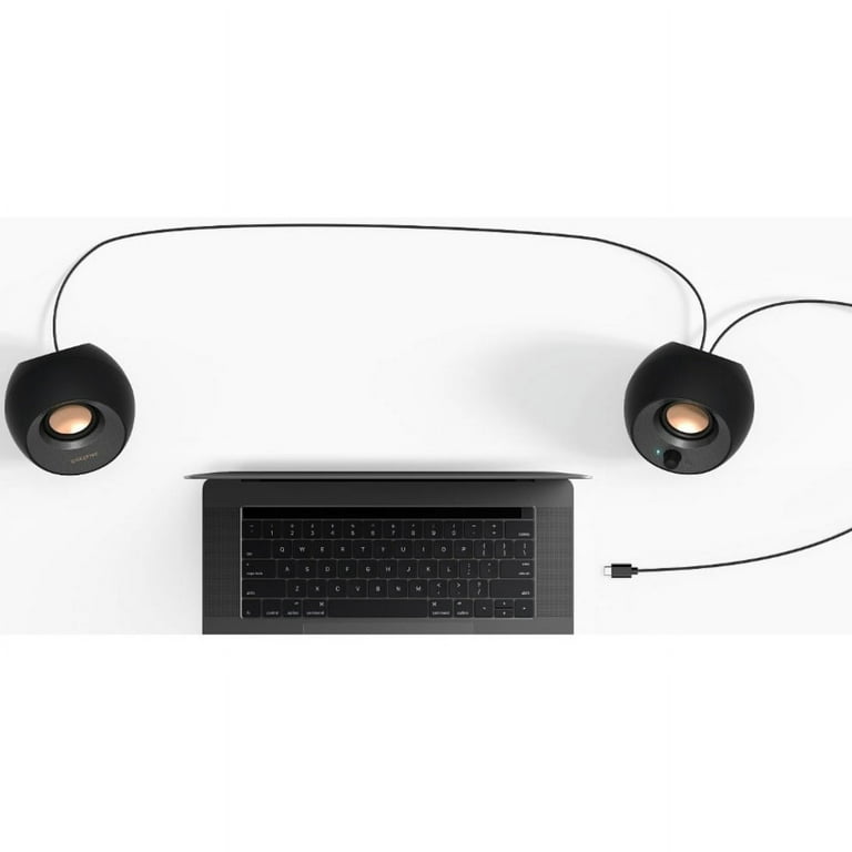 Creative Pebble V3 2.0 Bluetooth Speaker System, 8 W RMS, Black
