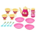 Fancy Nancy Bubble Tea Set with Teapot, Plates & Cups, Includes 4oz