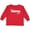 Red, variant on Inktastic Just a Nebraska Girl Born and Raised Girls Long Sleeve Toddler T-Shirt