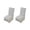Gray, variant on Yhmxh Dining Chair Coves Set of 2, Stretch Seat Covers with Skirt Hem, Stretch Thickened Chair Slipcover Washable Elastic Chair Slipcovers Chair Protectors Covers for Dinning Room, Restaurant