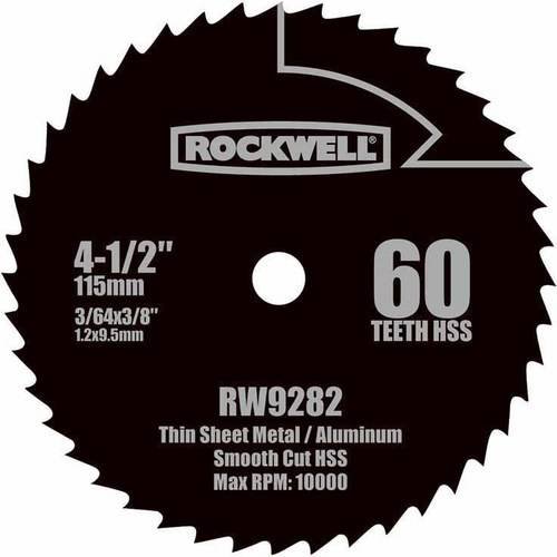 Rockwell Compact Circular Saw 4.5Inch Hss Blade