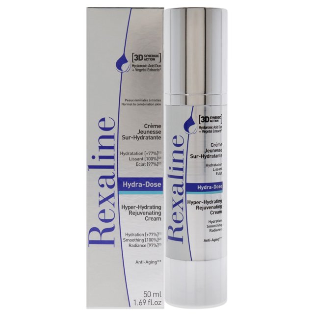 Crema rejuvenecedora hiperhidratante Hydra-Dose de Rexaline para unisex - Crema de 1,69 oz