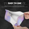 thumbnail image 5 of Lsque Fish Scale1 Printed Long Tissue Box Cover Holder, Facial Paper Organizer Dispenser,Triangle with Bottom Belt, PVC Leather Decorative Organizer, 5 of 9