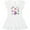 AA-White, variant on Day of the Dead Owl Sugar Skulls and Guitar Girls Toddler Dress