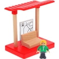 thumbnail image 2 of MOVTOTOP 1 Set DIY Train Station Platform Model for Children Hand Eye Coordination Improvement 12.00X10.50X7.00CM, 2 of 8