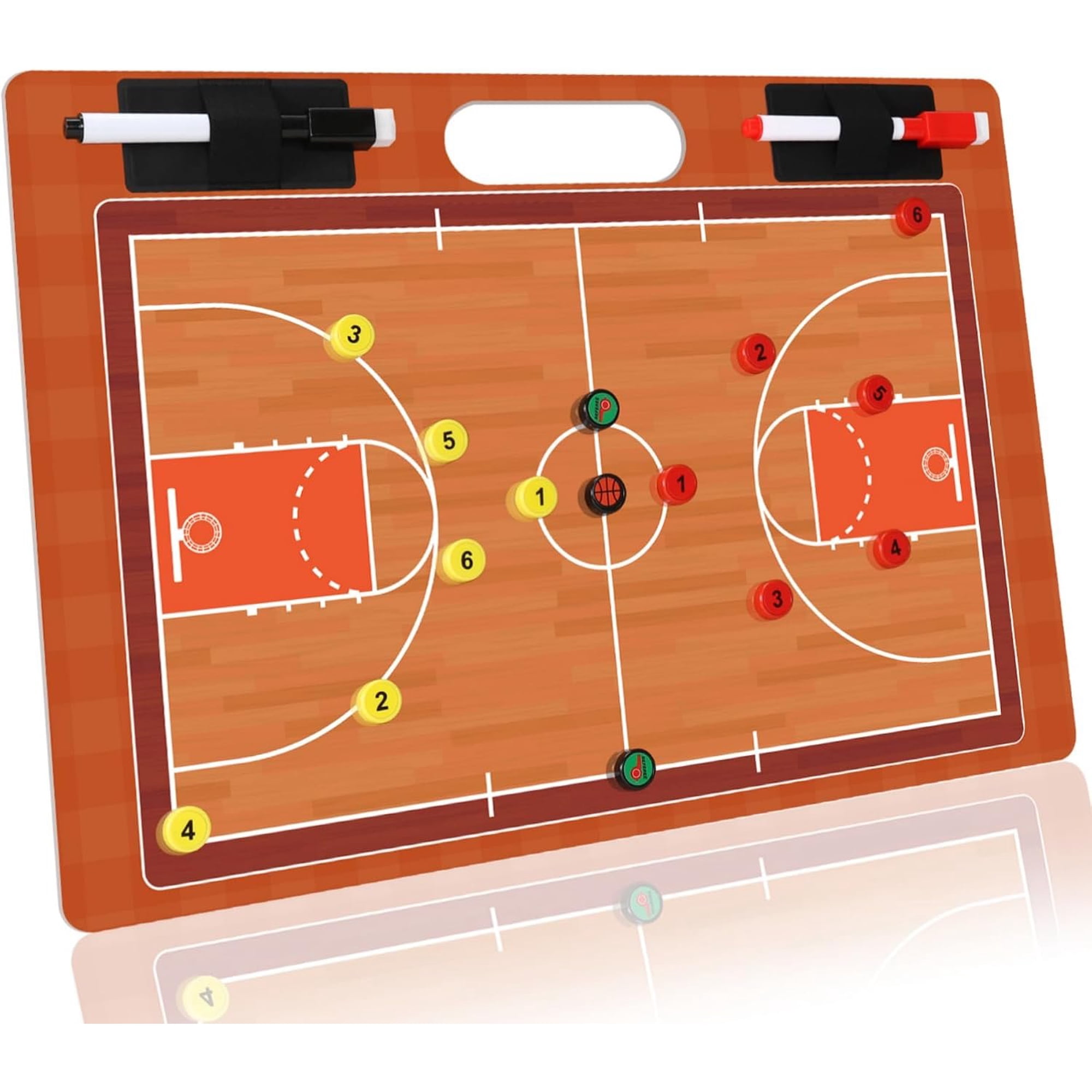 Marker Boards, Dry Erase Double-Sided Lineup Clipboard, Coaches , Fit for Basketball, Football, Soccer, Baseball