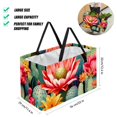 thumbnail image 2 of Cactus Large Capacity Reusable Foldable Oxford Cloth Grocery Bags for Storage Bins, Grocery Baskets, and Picnic Baskets, 2 of 7