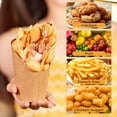 thumbnail image 6 of Charcuterie Cups, Disposable French Fry Holder Cups 14oz,Kraft Paper Appetizer Snack Boxes for Events WeddingDisplay Party,Brown,100 Pcs, 6 of 7