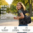 thumbnail image 2 of DISNIMO Tractor Print 3PC Backpack Set for Boys Girls, Large Lightweight School Backpack with Insulated Lunch Box Set, 17 Inch Schoolbag Set with Pencil Pouch, 2 of 7