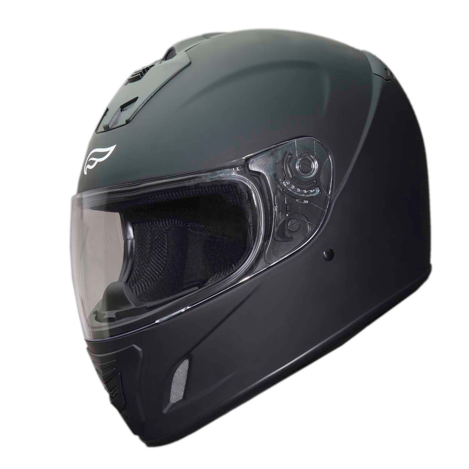 Fulmer 152 Ace Adult Full Face Helmet DOT Approved - Matte Black, 2XL