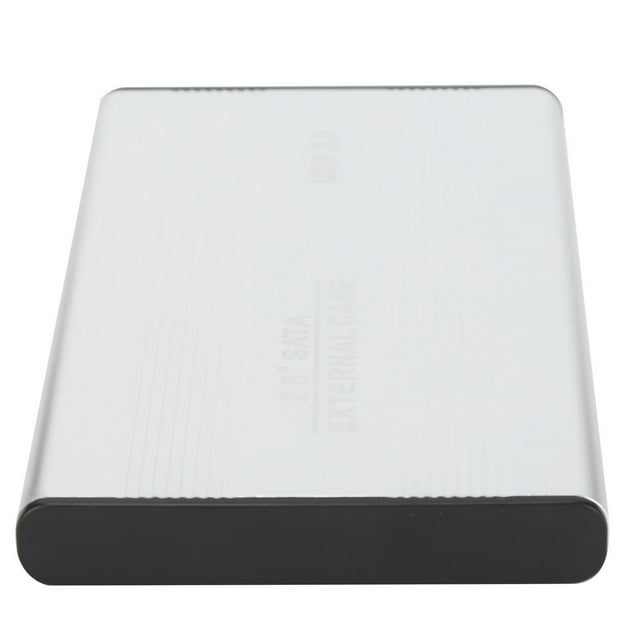SSD Enclosure, 480Mbps Choice Ensures Easy Use SSD Hard Disk Box for Data Storage Blue,Black,Red,Silver