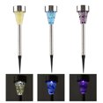 thumbnail image 4 of Lámparas de noche duraderas para exteriores para césped y jardines Luces LED de jardín alimentadas por energía solar, 4 of 8
