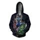 thumbnail image 3 of Sudadera con capucha y cremallera para hombre, ropa de otoño, sudadera con capucha para hombre, sudadera con capucha Y2k, ropa con estampado de pavo real y fénix de moda para hombre, sudadera, 3 of 5