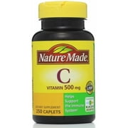 Nature Made Vitamin C 500 mg Caplets 250 ea (Pack of 2)