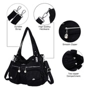 Angelkiss Women's Handbag Single Shoulder Bag with Detachable Strap Multiple Pockets