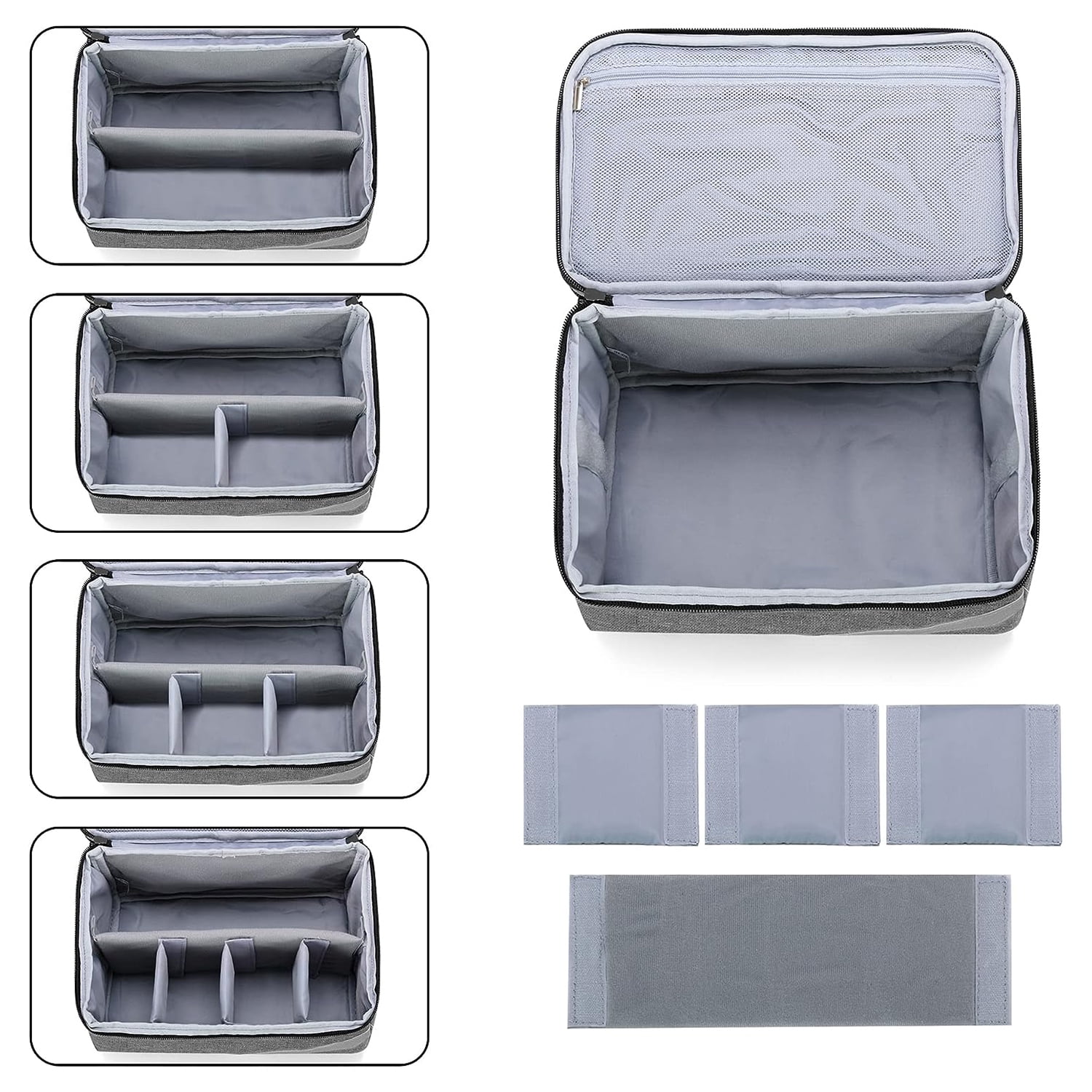 TGCUR Travel Size Pill Bottle Organizer & Medicine Storage Bag with Portable Pouch for Emergency Medication