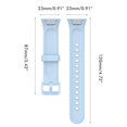 thumbnail image 4 of Correas de repuesto para reloj, correas de repuesto compatibles con pulseras de silicona suave, correa de muñeca ajustable y transpirable, calidad superior, 4 of 5