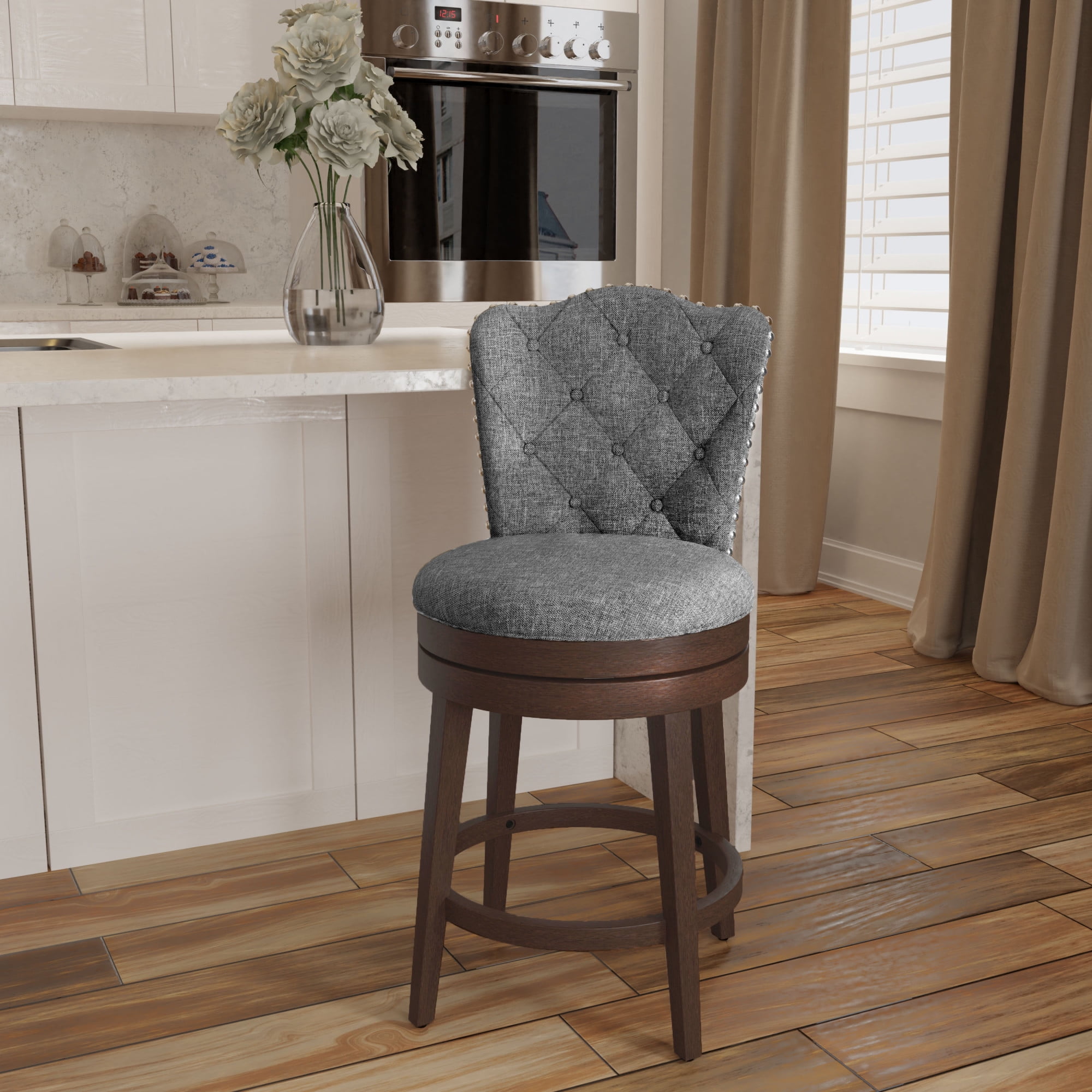 Hillsdale Furniture Edenwood Wood Counter Height Swivel Stool