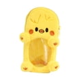thumbnail image 2 of Portatarjetas de peluche con forma de animal, portátil, multifuncional, pequeño Pollo amarillo, 2 of 8
