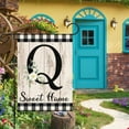 thumbnail image 6 of VOCHIC Monogram Letter Q Initial Garden Flag 12x18 Welcome Initial Family Last Name Personalized Sweet Home Flag Outdoor Decoration (ONLY FLAG), 6 of 6