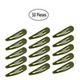 thumbnail image 2 of 50 Pack of Snap Hair Clips Hair Barrettes for Kids, Girls and Women, 50 mm (Fresh Green), 2 of 2