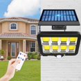 thumbnail image 2 of Solar Wall Light Motion Sensor Solar Security Light with 3 Lighting Modes 16.4ft Cable 160 COB Solar Flood Lights IP65 Waterproof Solar Light Reusable for Front Door Garden Garage Patio, 2 of 10