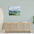 thumbnail image 2 of Modern Brushed Cloudy Landscape Landscape Painting Gallery Wrapped Canvas Print Wall Art, 2 of 7