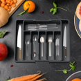 thumbnail image 1 of Feltree Boîte de Rangement pour Vaisselle et Ustensiles de Cuisine Rétractable et Extensible pour Usage Domestique, 1 of 7