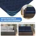thumbnail image 3 of Outdoor Waterproof Cushion Covers,Stretch Patio Cushion Covers Replacement Sofa Washable Cushion Slipcover, 3 of 9