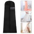 thumbnail image 5 of Lunxisen 3 Pcs Breathable Wedding Gown Long Dress Hanging Garment Bag for Closet Storage, 5 of 9