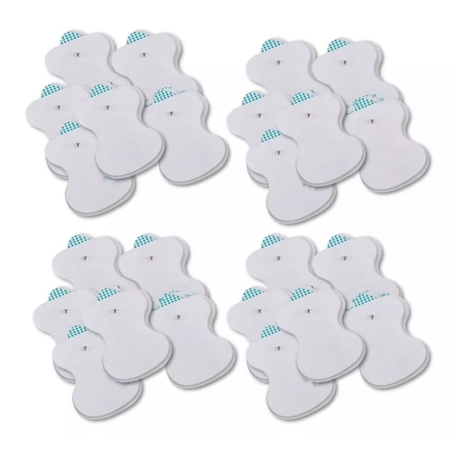 Patchs d'Électrodes, 50 Pcs Patchs d'Électrodes Ensemble de Coussinets de Stimulation Thérapeutique Remplacement Coussinets de Stimulation Construction Robuste