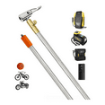 thumbnail image 2 of Extended Portable Air Compressor Tire Inflator Replacement Hose with Stainless Steel Mesh for Protection, Pump Tube, 2 of 7