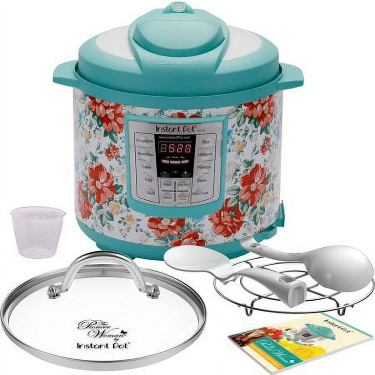 The Pioneer Woman Instant Pot LUX60 6 Qt Vintage Floral 6-in-1 Multi-Use  Programmable Pressure Cooker, Slow Cooker, Rice Cooker, Saute, Steamer, and