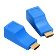thumbnail image 1 of 1 par de puertos Rj45 4k extensor compatible con Hdmi hasta 30 m sobre Cat5e Cat6 red Ethernet Lan adaptador para Hdtv Hdpc Dvd Ps3 Stb,/azul/ kaili Sencillez, 1 of 4