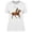 White, variant on Horse Polo Stroked Design T-Shirt Women -Image by Shutterstock, Female Small