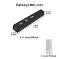 thumbnail image 2 of Mcbazel Hub USB para consola PS5 Slim/PS5 Pro solamente, 4 puertos 2.0 de alta velocidad de expansió, 2 of 9