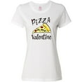thumbnail image 3 of Inktastic Anti-Valentine's Pizza is My Valentine Women's T-Shirt, 3 of 5