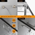 thumbnail image 4 of COZONY 50" Dog Grooming Tub with Right-Side Door Access, Professional Stainless Steel Pet Wash Station with Ramp, Faucet, Sprayer, Drain Kit, 4 of 9