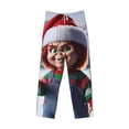 thumbnail image 4 of Sigee Chucky Bj Print Men's Pajama Pants - Soft Lounge Sleep Bottoms with Elastic Waistband and Pockets-Small, 4 of 9