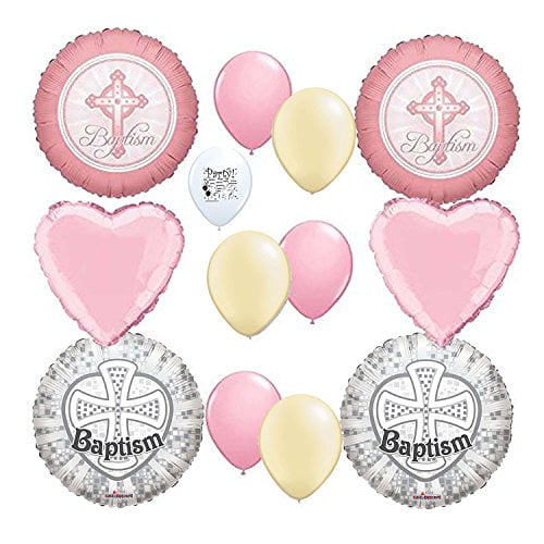 6 /12 Pack Table Balloon Decoration Display Kit Christening BOY or GIRL 2 