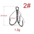 thumbnail image 1 of Lefu 6Pcs Tying Wire Fishhook Replacement For Fish Deep Anti-Hang Bottom Grass Block Lure Anchor Fishing Tool Accessories, 1 of 8