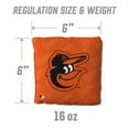 thumbnail image 2 of MLB Baltimore Orioles Cornhole Bags - 4PK - Orange, 2 of 4