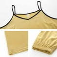 thumbnail image 4 of XuJwPNcy Cami Pajama Sets for Women Sleeveless V Neck Tank Top Soft Elastic Waist Shorts Camisole Lounge Set 2 Piece Nightwear, 4 of 5