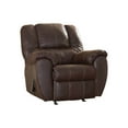 thumbnail image 3 of Ashley Furniture Signature Design Jumbo Stitching McGann Rocker Recliner, Walnut, 3 of 4